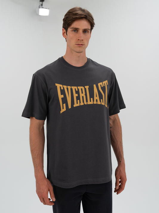 Ever Classics Comfort Logo Gri Erkek Tişört