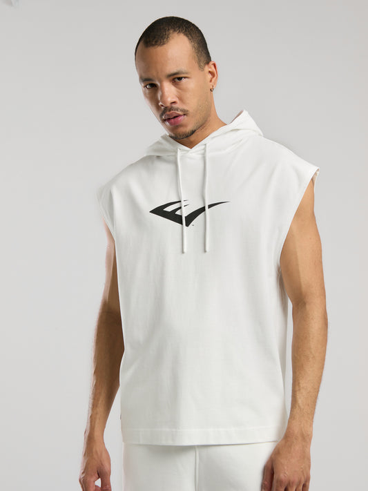 Ever Classics Oversize Beyaz Erkek Kolsuz Sweatshirt