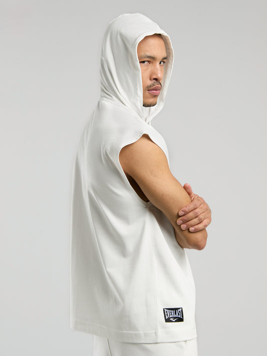 Ever Classics Oversize Beyaz Erkek Kolsuz Sweatshirt
