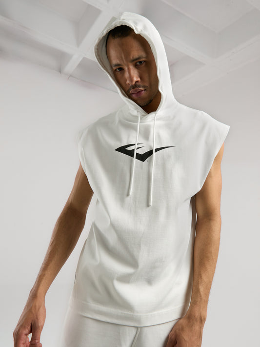 Ever Classics Oversize Beyaz Erkek Kolsuz Sweatshirt