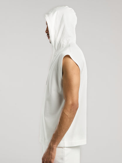 Ever Classics Oversize Beyaz Erkek Kolsuz Sweatshirt