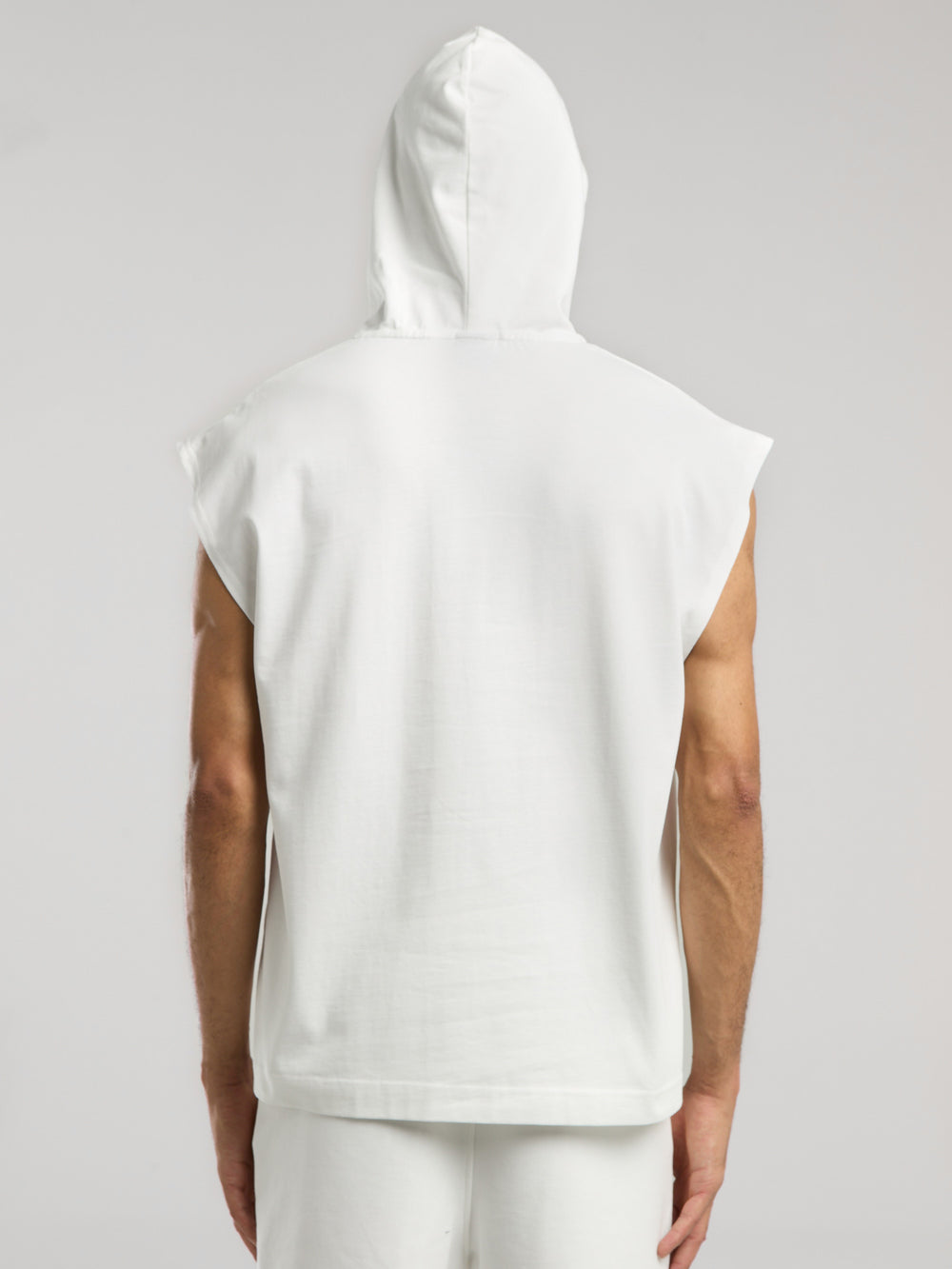 Ever Classics Oversize Beyaz Erkek Kolsuz Sweatshirt