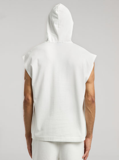 Ever Classics Oversize Beyaz Erkek Kolsuz Sweatshirt
