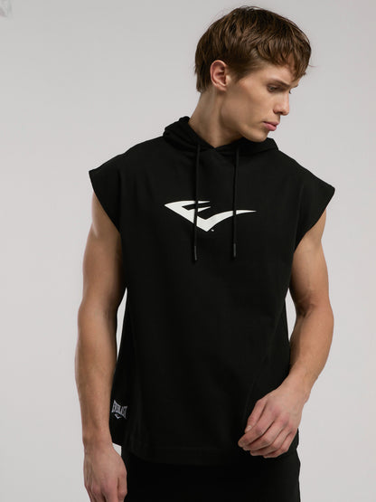 Ever Classics Oversize Siyah Erkek Kolsuz Sweatshirt