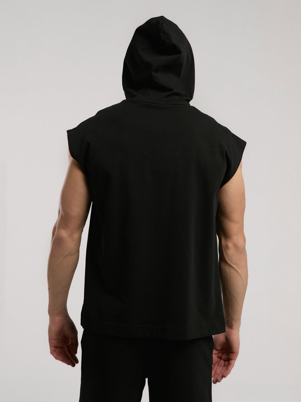Ever Classics Oversize Siyah Erkek Kolsuz Sweatshirt