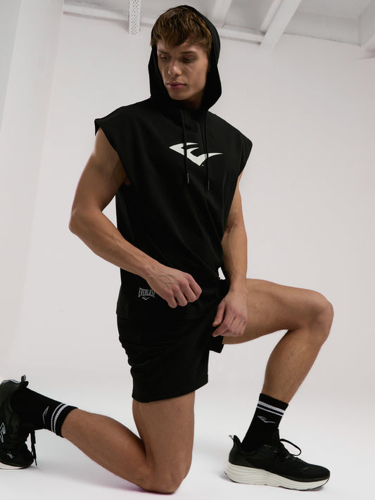 Ever Classics Oversize Siyah Erkek Kolsuz Sweatshirt
