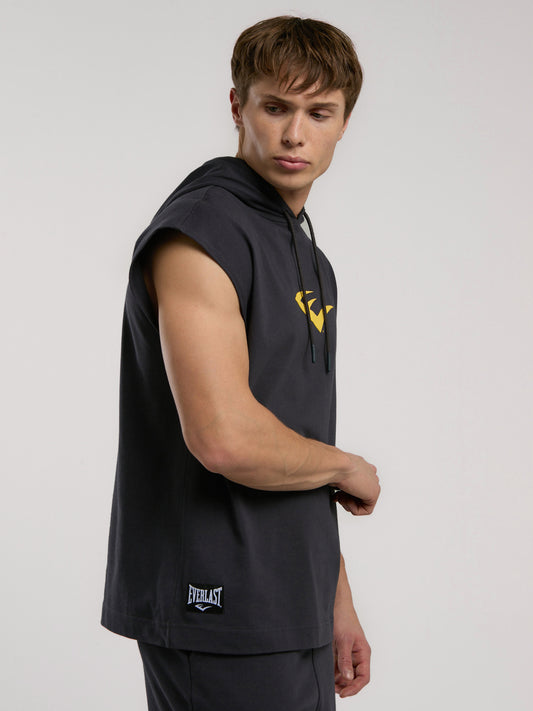Ever Classics Oversize Füme Erkek Kolsuz Sweatshirt