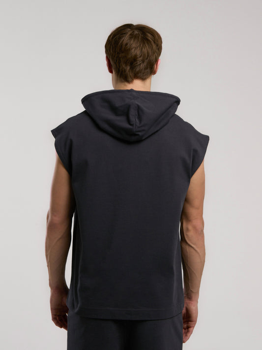 Ever Classics Oversize Füme Erkek Kolsuz Sweatshirt