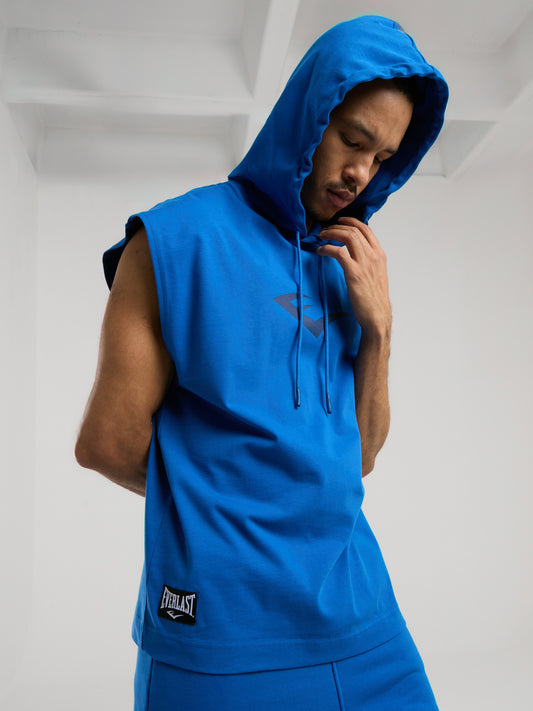 Ever Classics Oversize Koyu İndigo Erkek Kolsuz Sweatshirt
