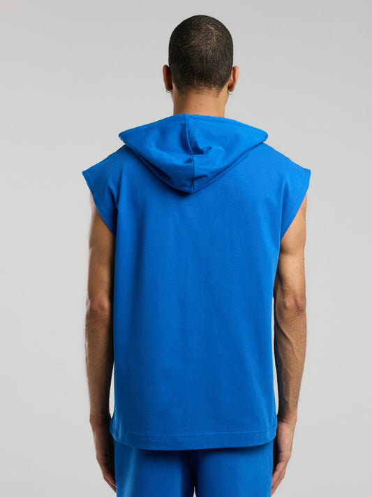 Ever Classics Oversize Koyu İndigo Erkek Kolsuz Sweatshirt