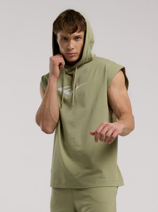 Ever Classics Oversize Yeşil Erkek Kolsuz Sweatshirt