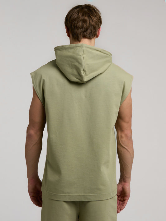 Ever Classics Oversize Yeşil Erkek Kolsuz Sweatshirt