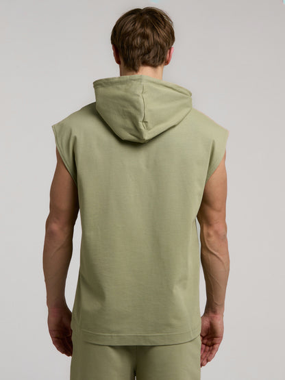 Ever Classics Oversize Yeşil Erkek Kolsuz Sweatshirt