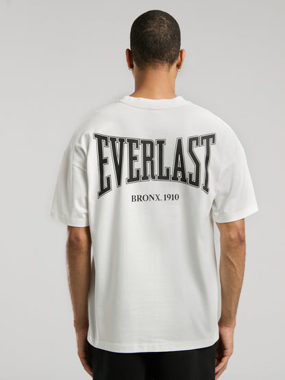 Ever Classics Oversize Arkası Baskılı Beyaz Erkek Tişört