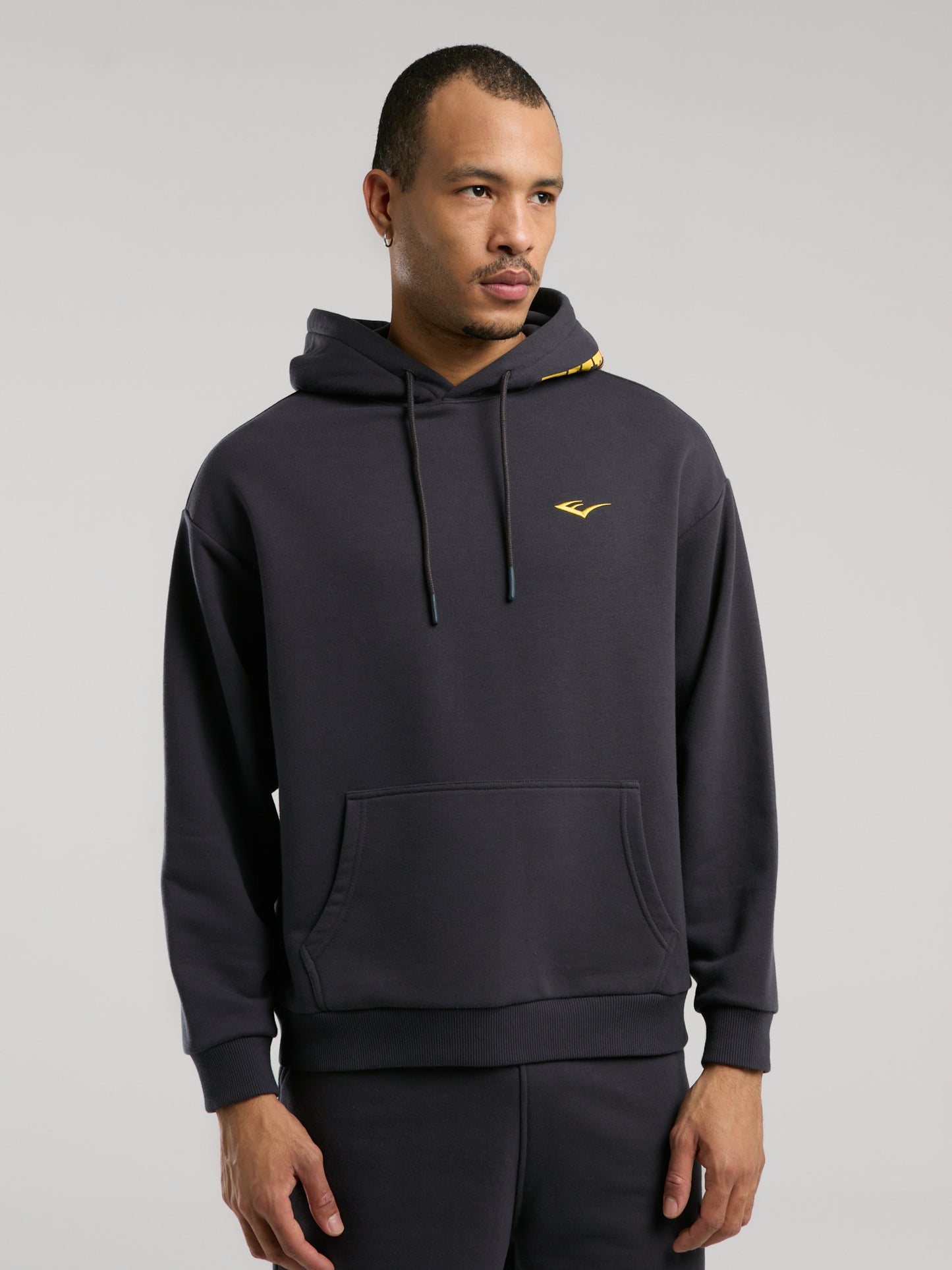 Ever Classics  Comfort Füme Kapüşon Baskılı Erkek Sweatshirt