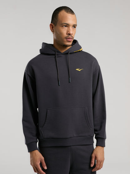 Ever Classics  Comfort Füme Kapüşon Baskılı Erkek Sweatshirt