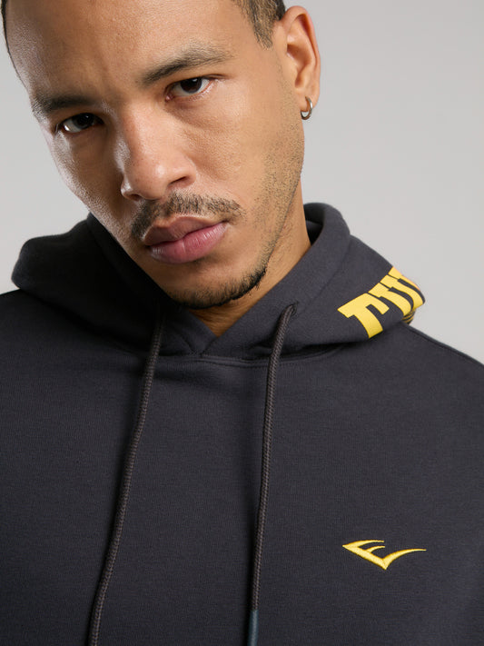 Ever Classics  Comfort Füme Kapüşon Baskılı Erkek Sweatshirt