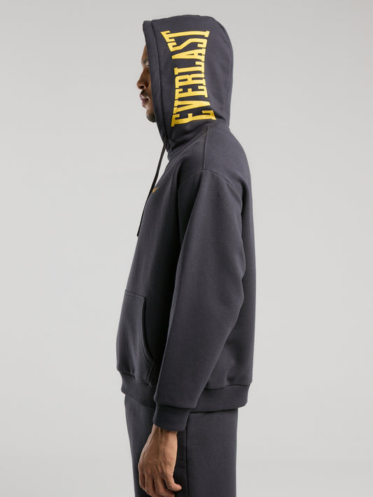 Ever Classics  Comfort Füme Kapüşon Baskılı Erkek Sweatshirt