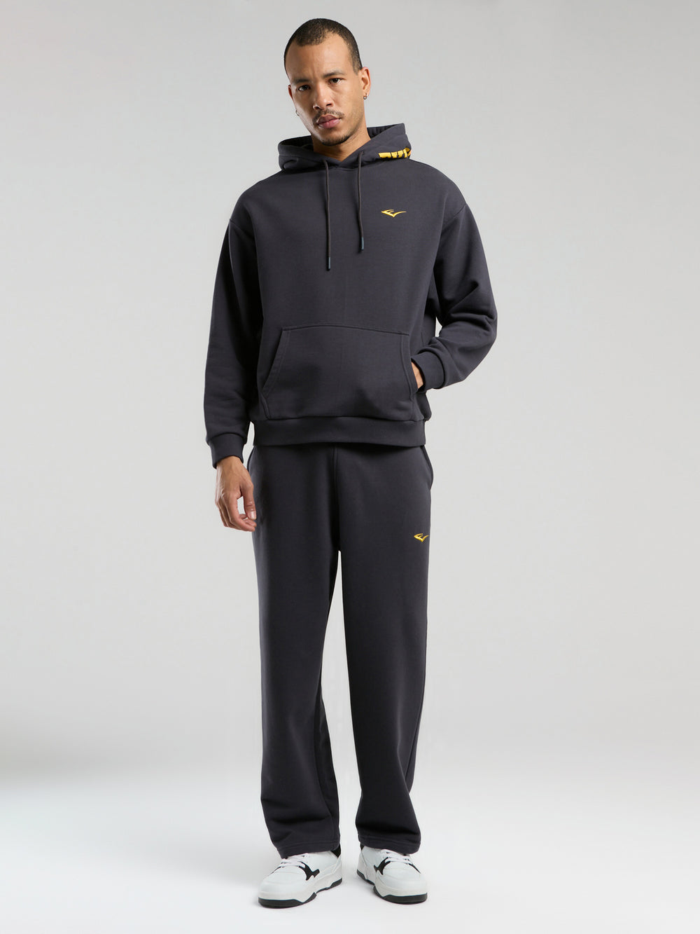 Ever Classics  Comfort Füme Kapüşon Baskılı Erkek Sweatshirt