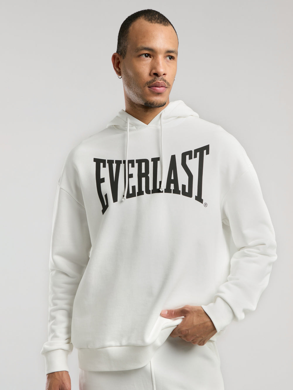 Ever Classics  Comfort Beyaz  Kapüşonlu  Erkek Sweatshirt