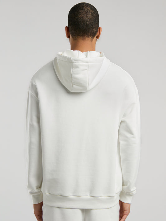 Ever Classics  Comfort Beyaz  Kapüşonlu  Erkek Sweatshirt