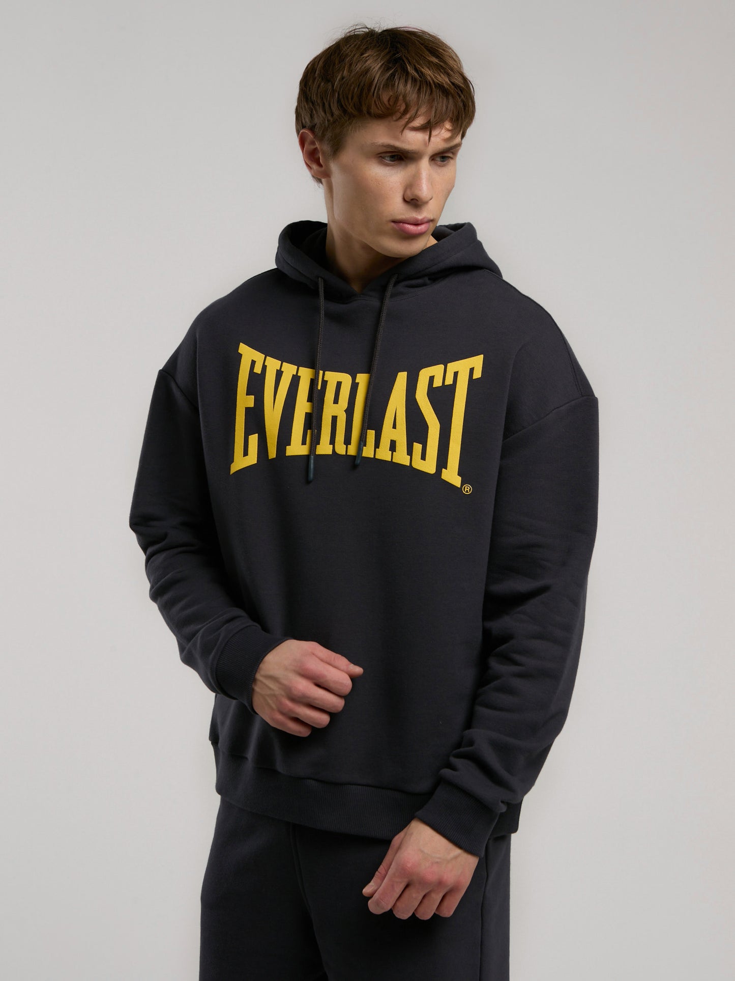 Ever Classics Comfort Füme Kapüşonlu Erkek Sweatshirt