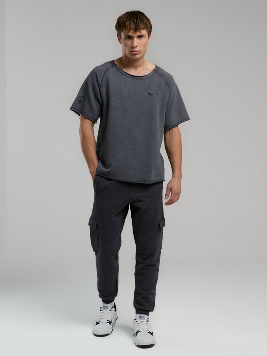 Everlast Ny Street Oversize Geniş Yaka Füme Erkek Tişört