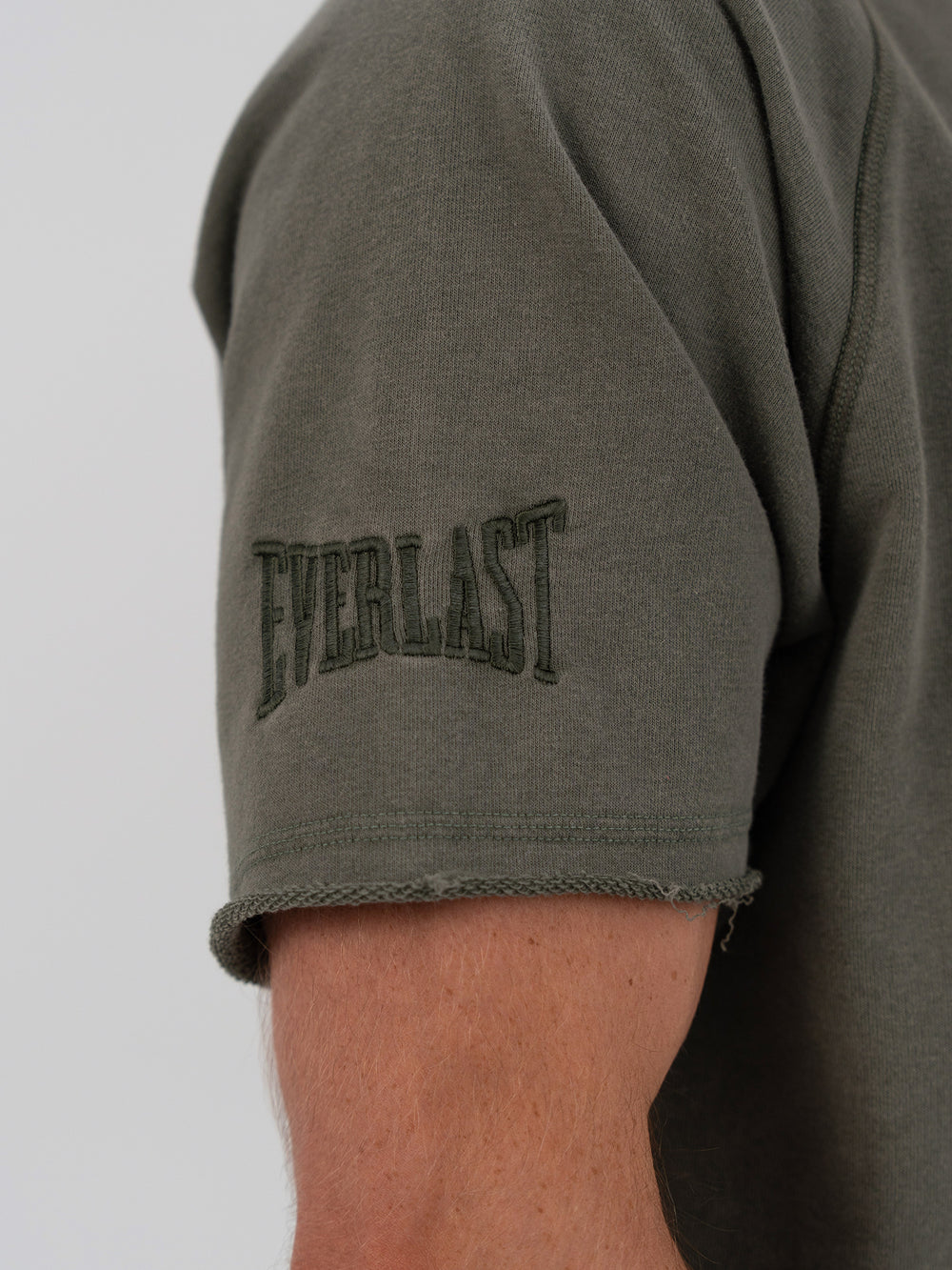 Everlast Ny Street Oversize Geniş Yaka Haki Erkek Tişört