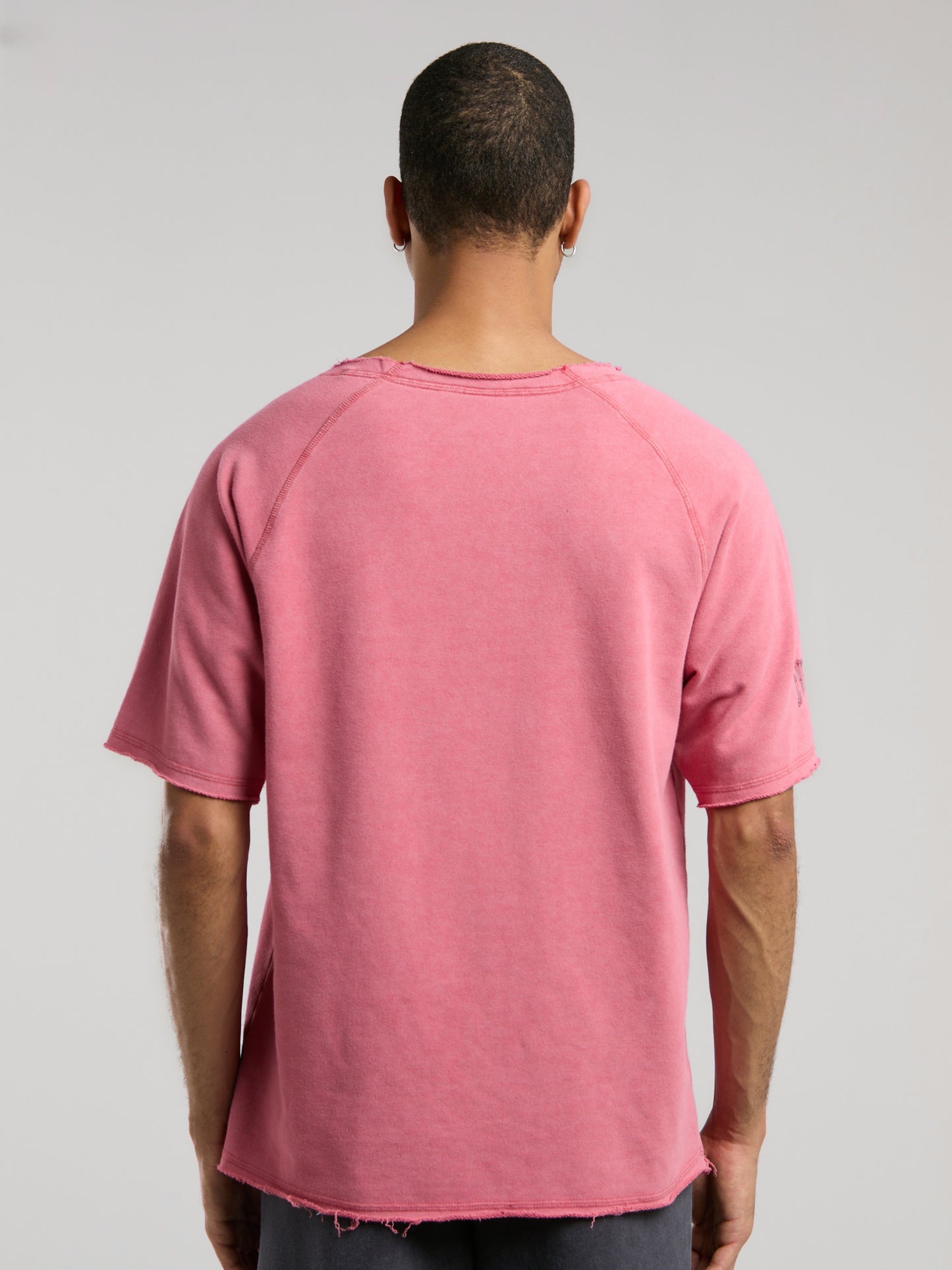 Everlast Ny Street Oversize Geniş Yaka Açık Kırmızı Erkek Tişört
