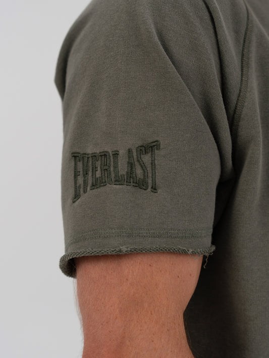 Everlast Ny Street Oversize Geniş Yaka Haki Erkek Tişört