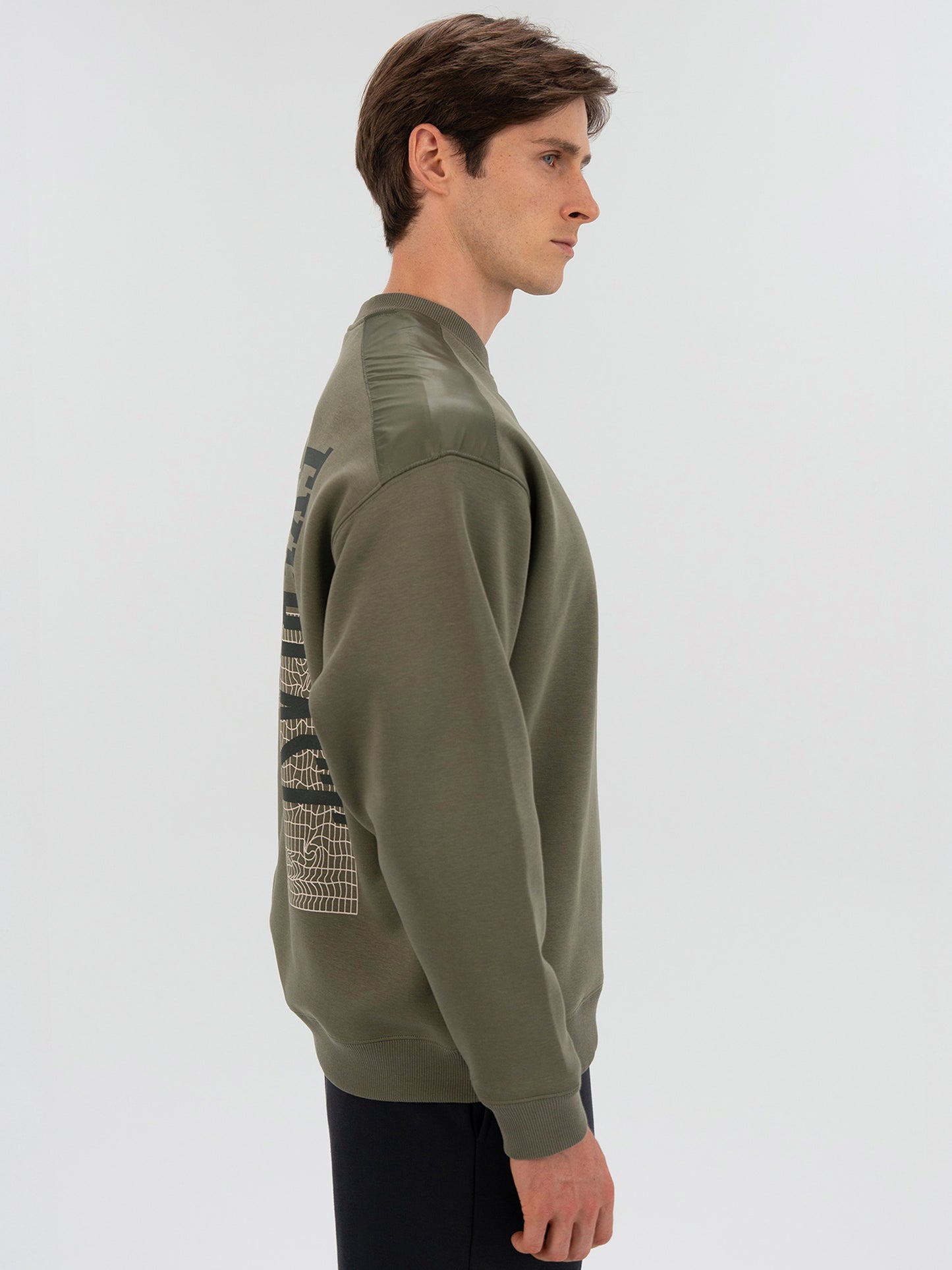 Everlast Boxing Club 2.0 Haki Erkek Sweatshirt