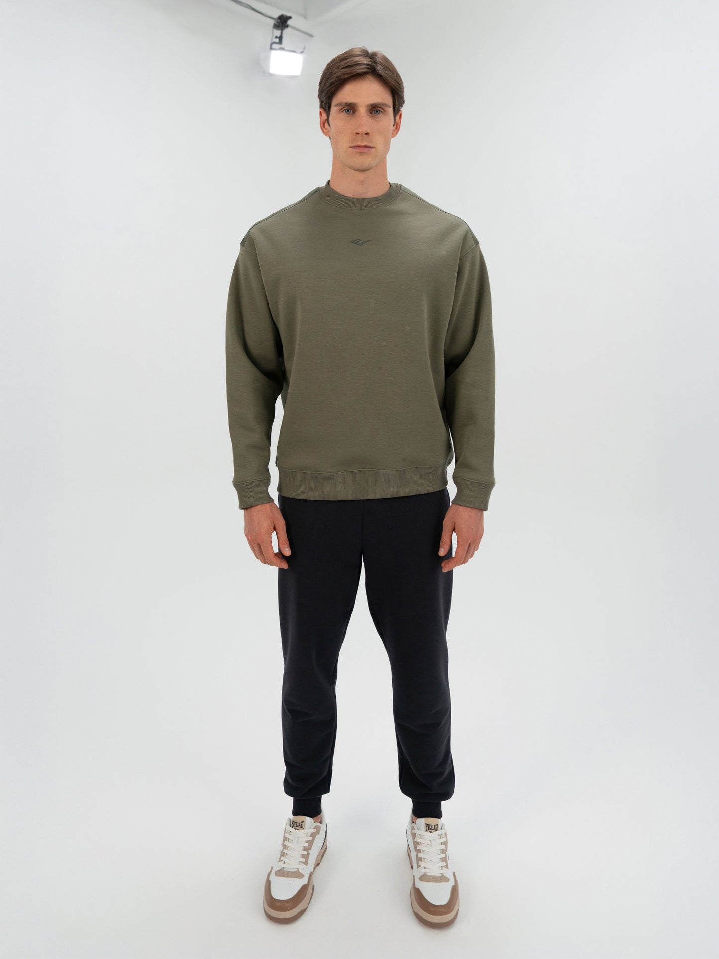 Everlast Boxing Club 2.0 Haki Erkek Sweatshirt