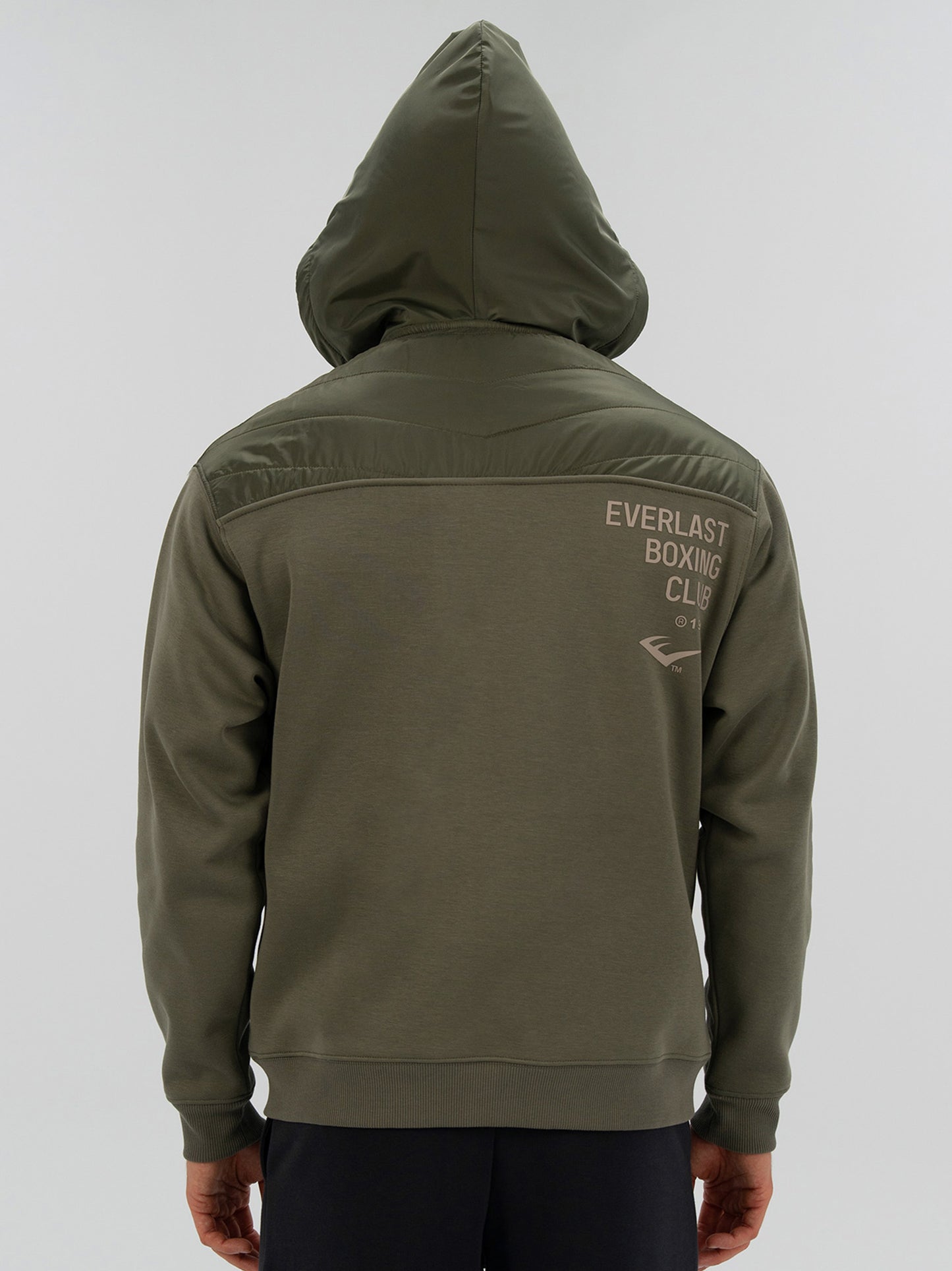 Everlast Boxing Club 2.0 Full Zip Haki Erkek Kalın Sweatshirt