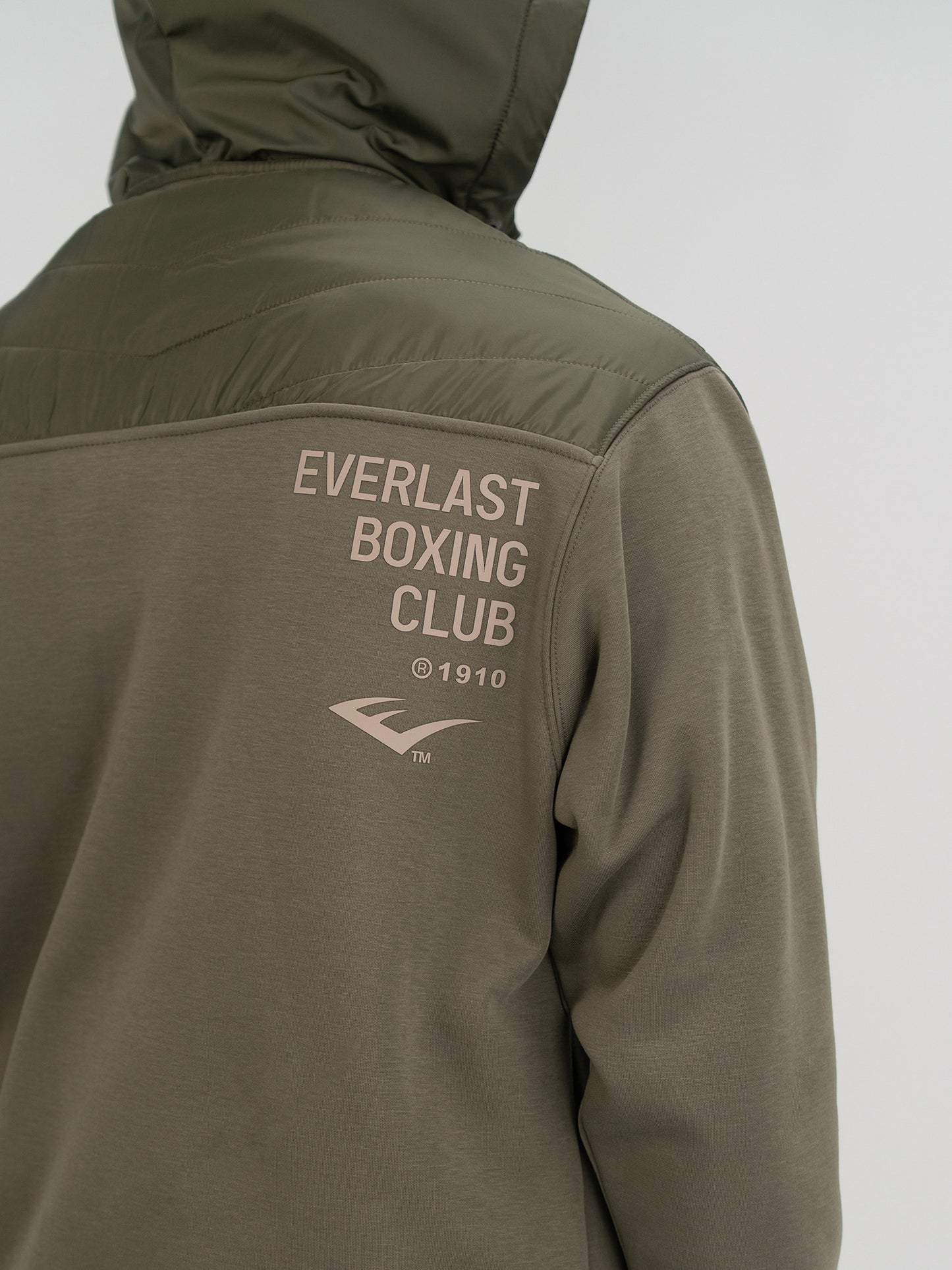 Everlast Boxing Club 2.0 Full Zip Haki Erkek Kalın Sweatshirt
