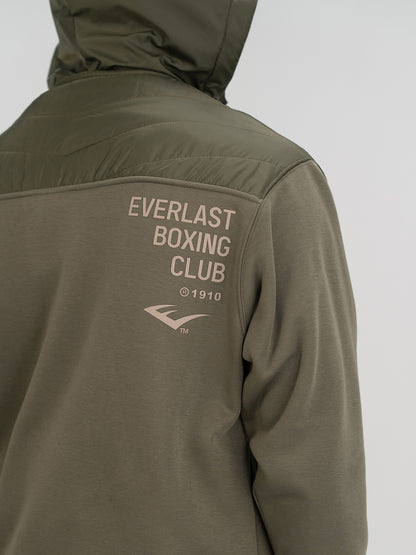 Everlast Boxing Club 2.0 Full Zip Haki Erkek Kalın Sweatshirt