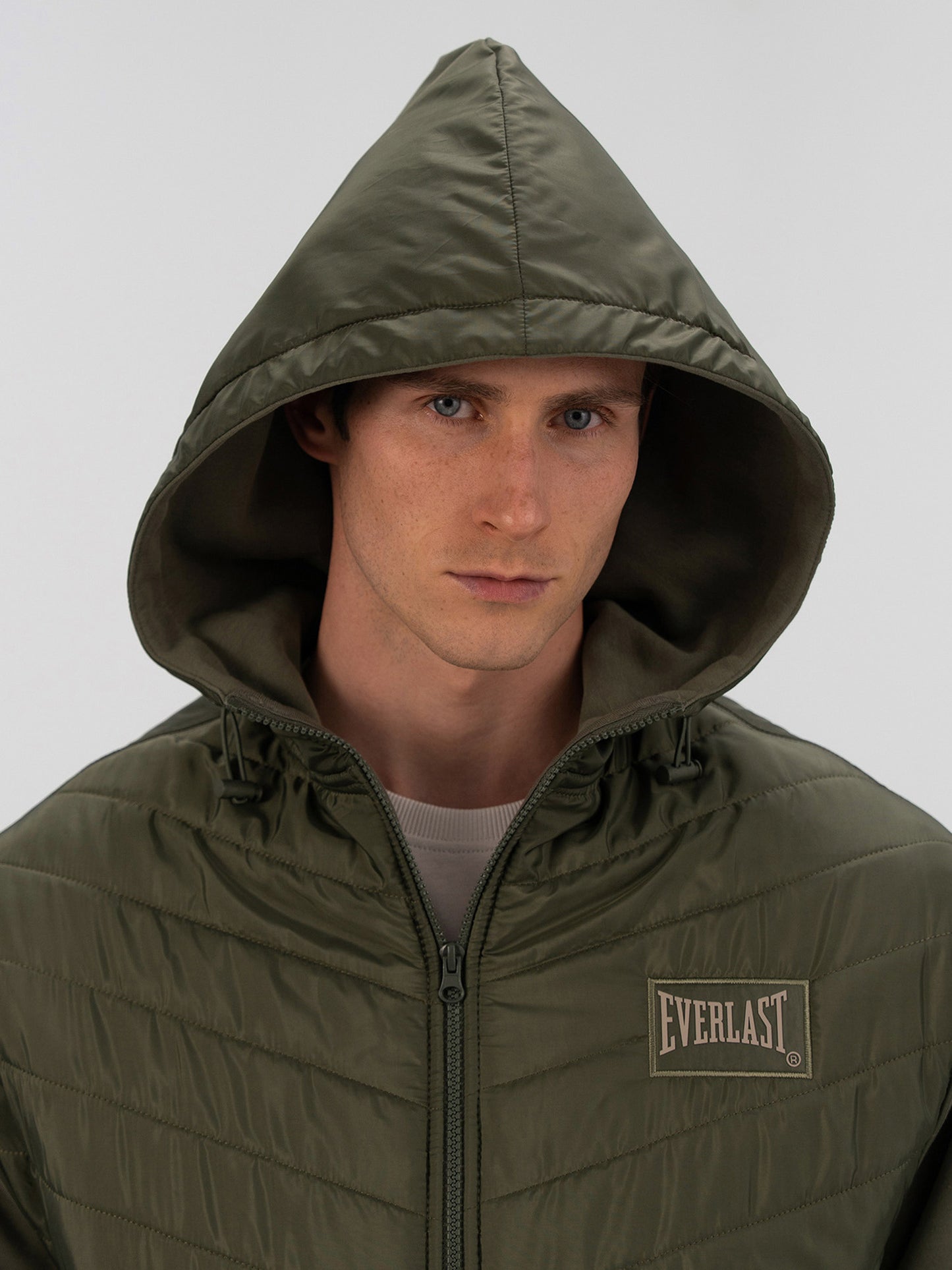 Everlast Boxing Club 2.0 Full Zip Haki Erkek Kalın Sweatshirt