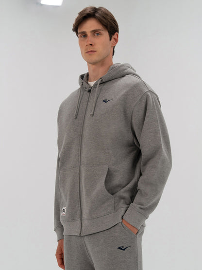 Everlast Heritage Champions Gri Unisex Full Zip Sweatshirt
