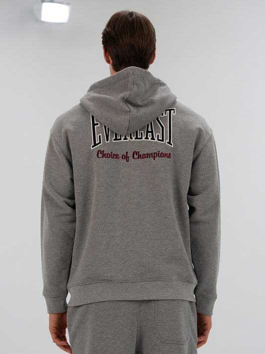 Everlast Heritage Champions Gri Unisex Full Zip Sweatshirt