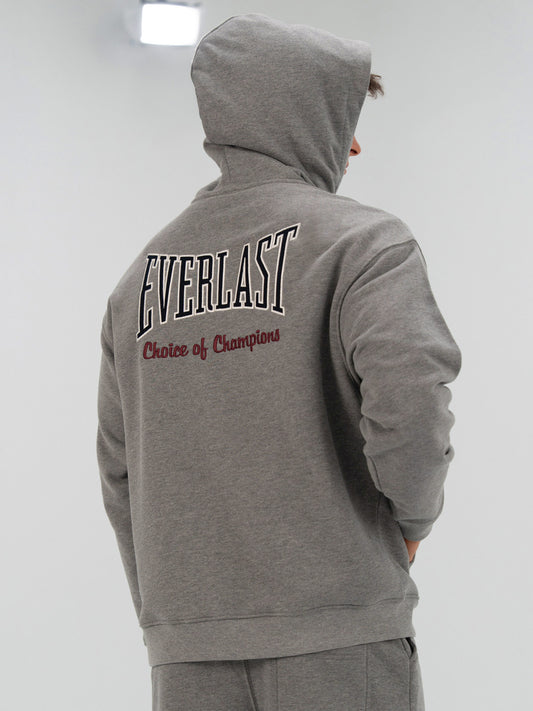 Everlast Heritage Champions Gri Unisex Full Zip Sweatshirt