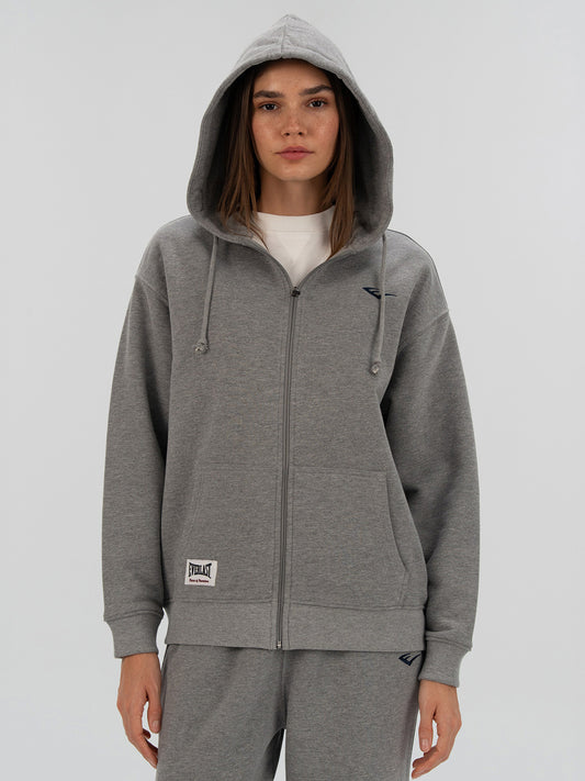 Everlast Heritage Champions Gri Unisex Full Zip Sweatshirt