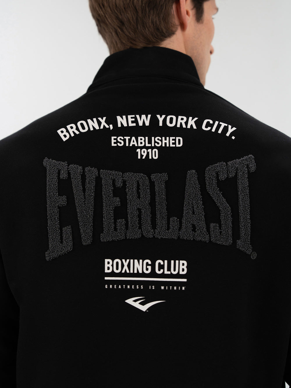Everlast Bronx NYC Half Zip Regular Siyah Erkek Sweatshirt