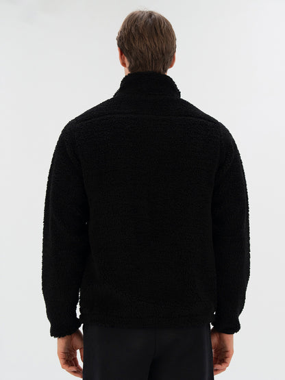 Everlast Winter Essentials Siyah Erkek Full Zip Sherpa Sweat