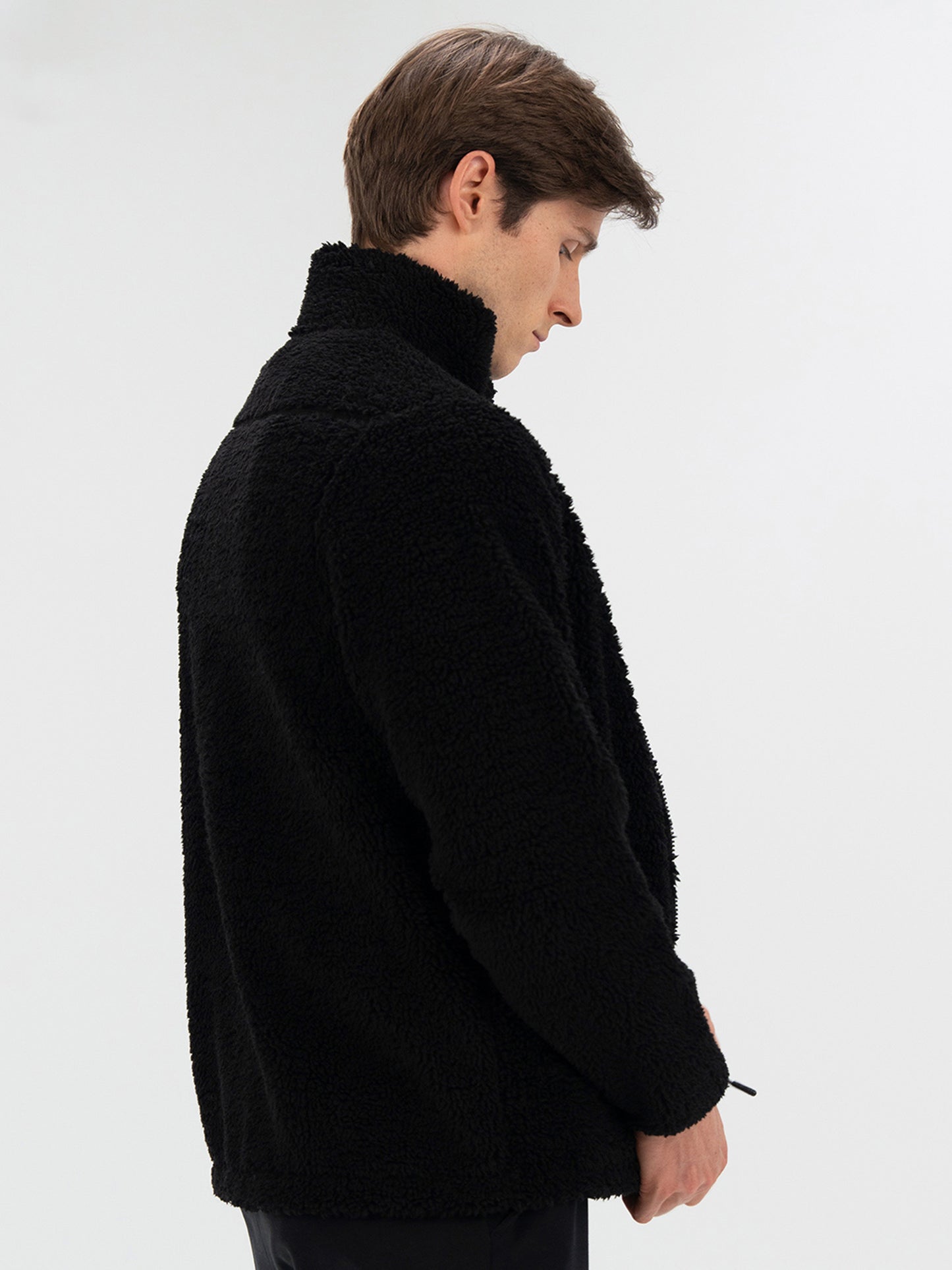 Everlast Winter Essentials Siyah Erkek Full Zip Sherpa Sweat