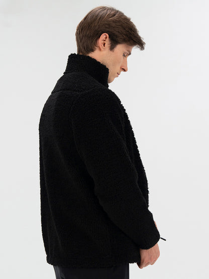 Everlast Winter Essentials Siyah Erkek Full Zip Sherpa Sweat