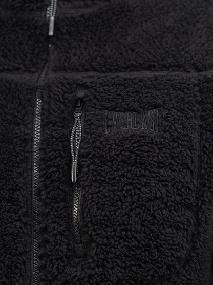 Everlast Winter Essentials Siyah Erkek Full Zip Kapüşonlu Sherpa Sweat
