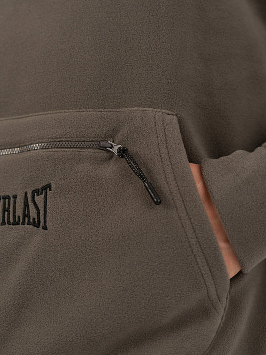 Everlast Winter Essentials Füme Erkek Kapüşonlu Polar Hoodie