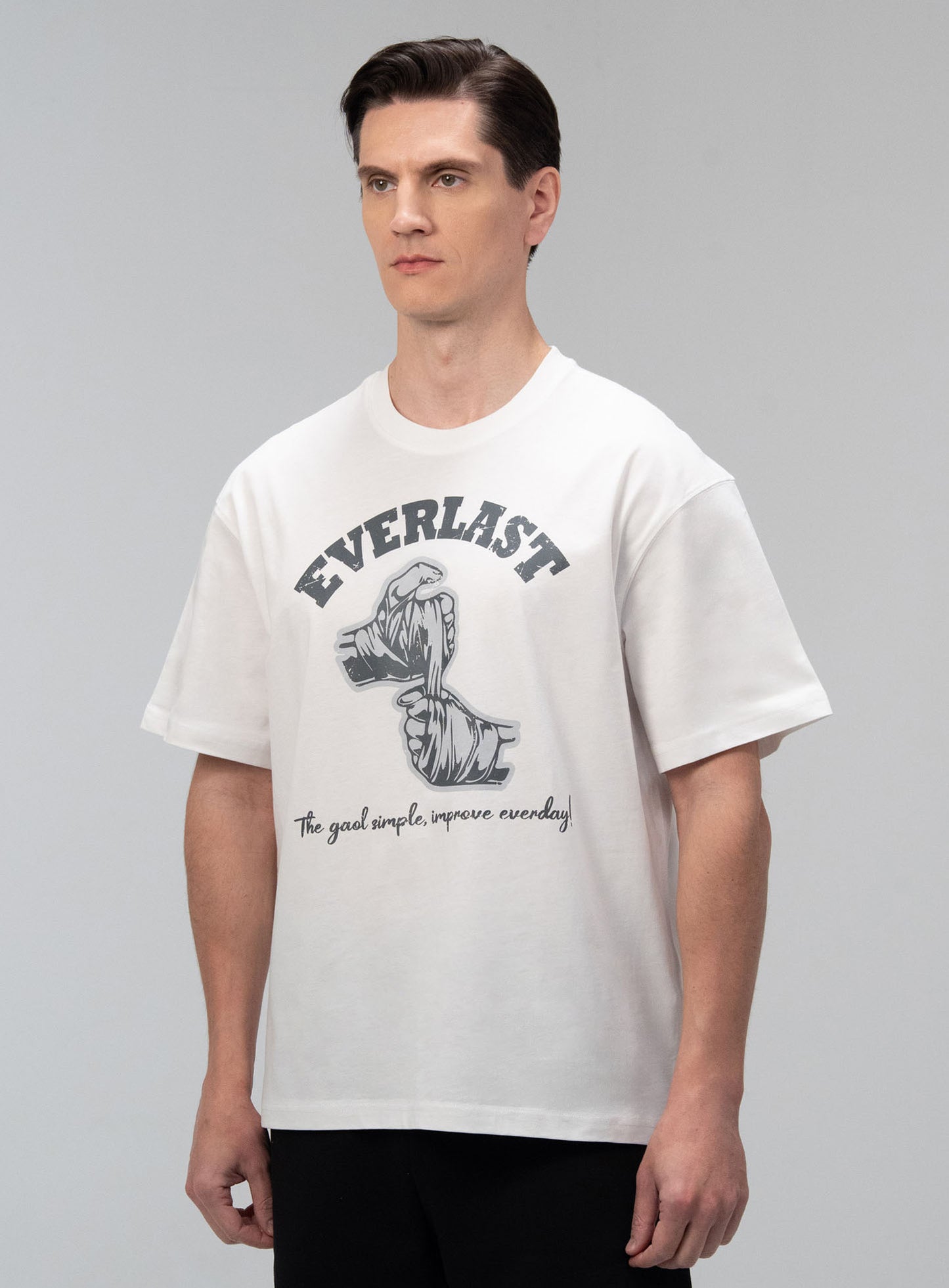 Everlast Graphic Collection Comfort Beyaz Erkek Tişört