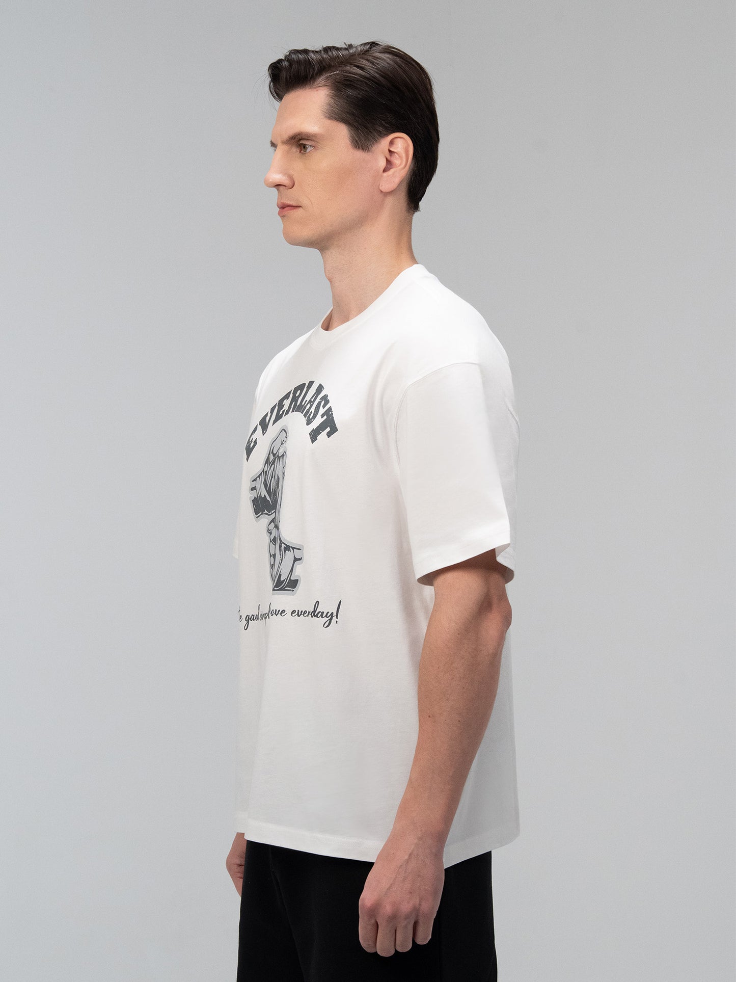 Everlast Graphic Collection Comfort Beyaz Erkek Tişört