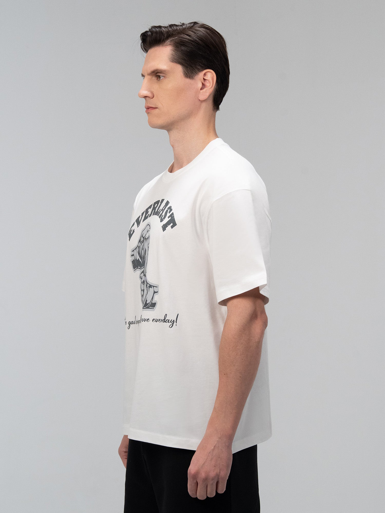 Everlast Graphic Collection Comfort Beyaz Erkek Tişört