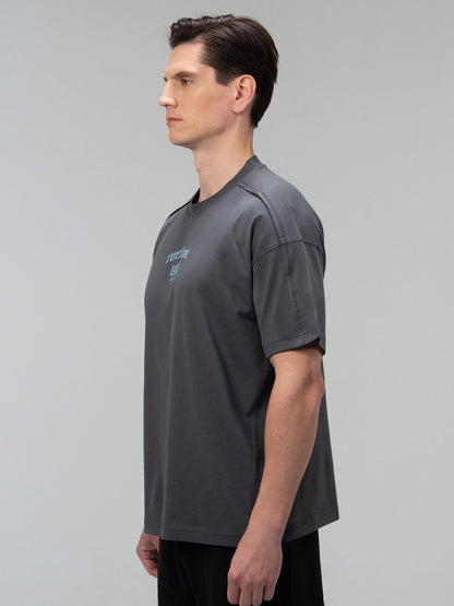Everlast Graphic Collection Oversize Füme Erkek Tişört